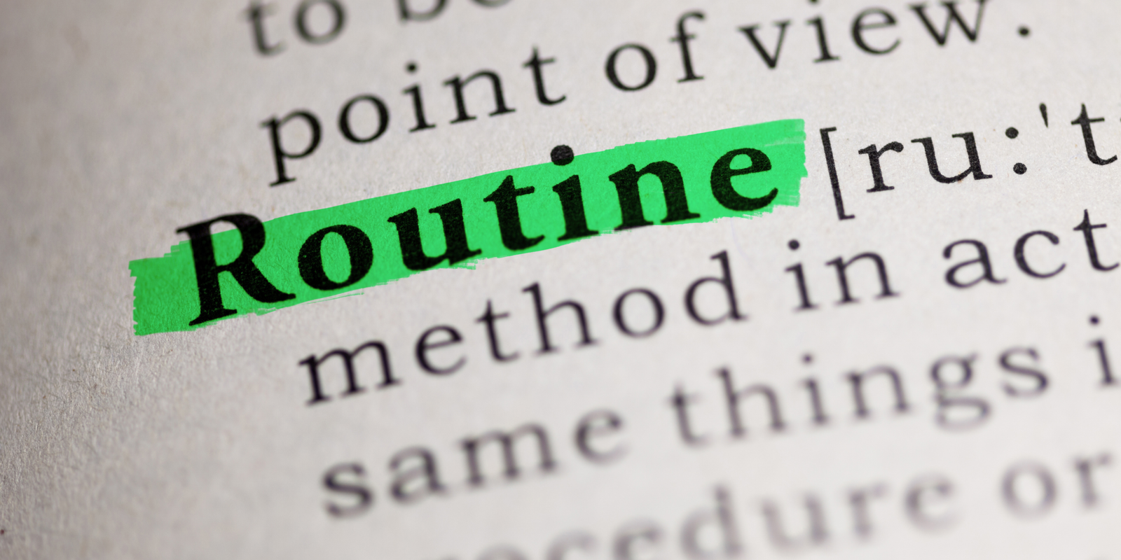 how to build an evening routine